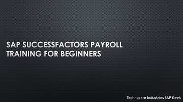 Introduction to Payroll Bootcamp