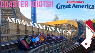 Okay day 3 of the north cali trip is finally here! in this episode,
bois hit up california’s great america! we rode shit out gold
striker, railbla...