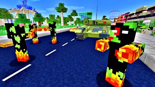 ATHOS ZUMBI DOMINOU A CIDADE DOS YOUTUBERS - Minecraft