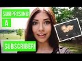 SURPRISING A SUBSCRIBER | Meet Up Vlog with Ally Hardesty!