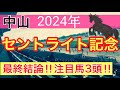 【セントライト記念2024】競馬予想‼︎蓮の最終結論