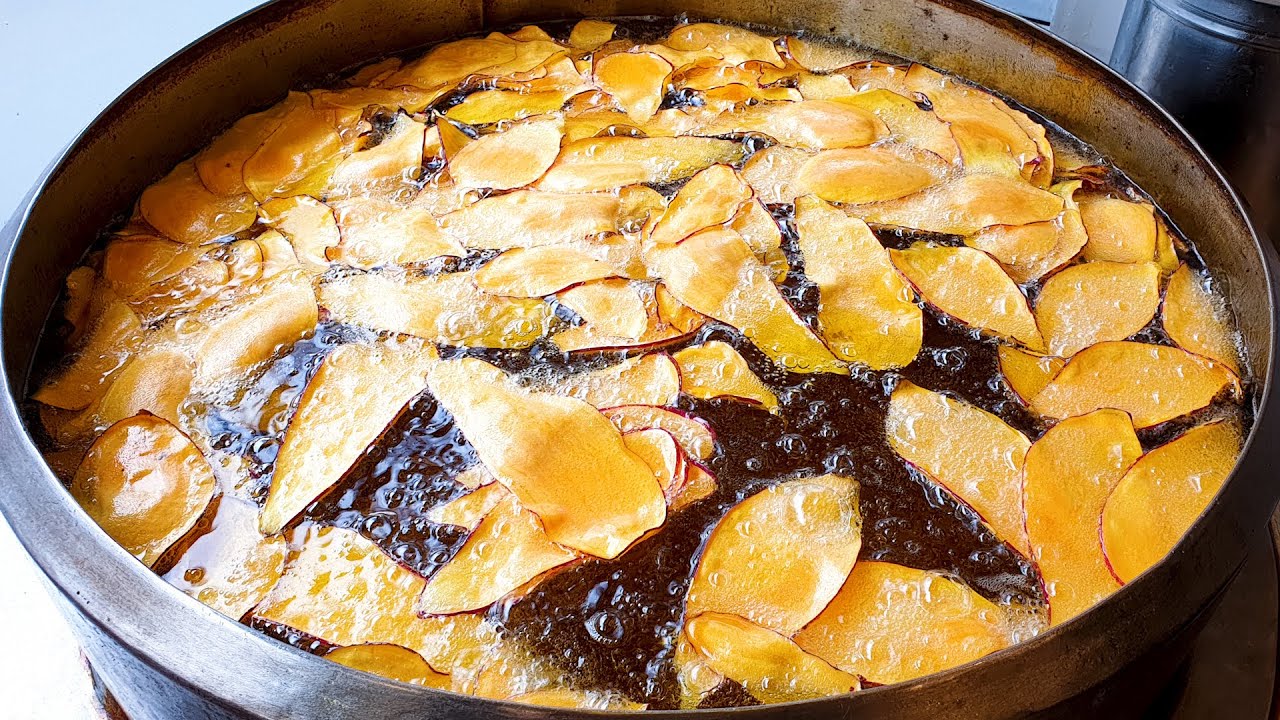 Безумная уличная еда! Мастер такояки, чипсы из сладкого картофеля, гонконгские вафли