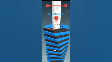 Stack Ball Blast Game 😭( Level -74)#Shorts