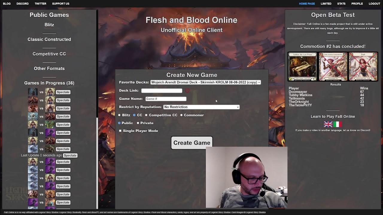 Flesh And Blood Online Subscriber games? Come get schooled on Dori D YouTube
