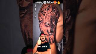 Amazing ?Wolf Tattoo Art??|REACTION?|tattoowolftattooartartrespecttrendingshortsfeedshorts