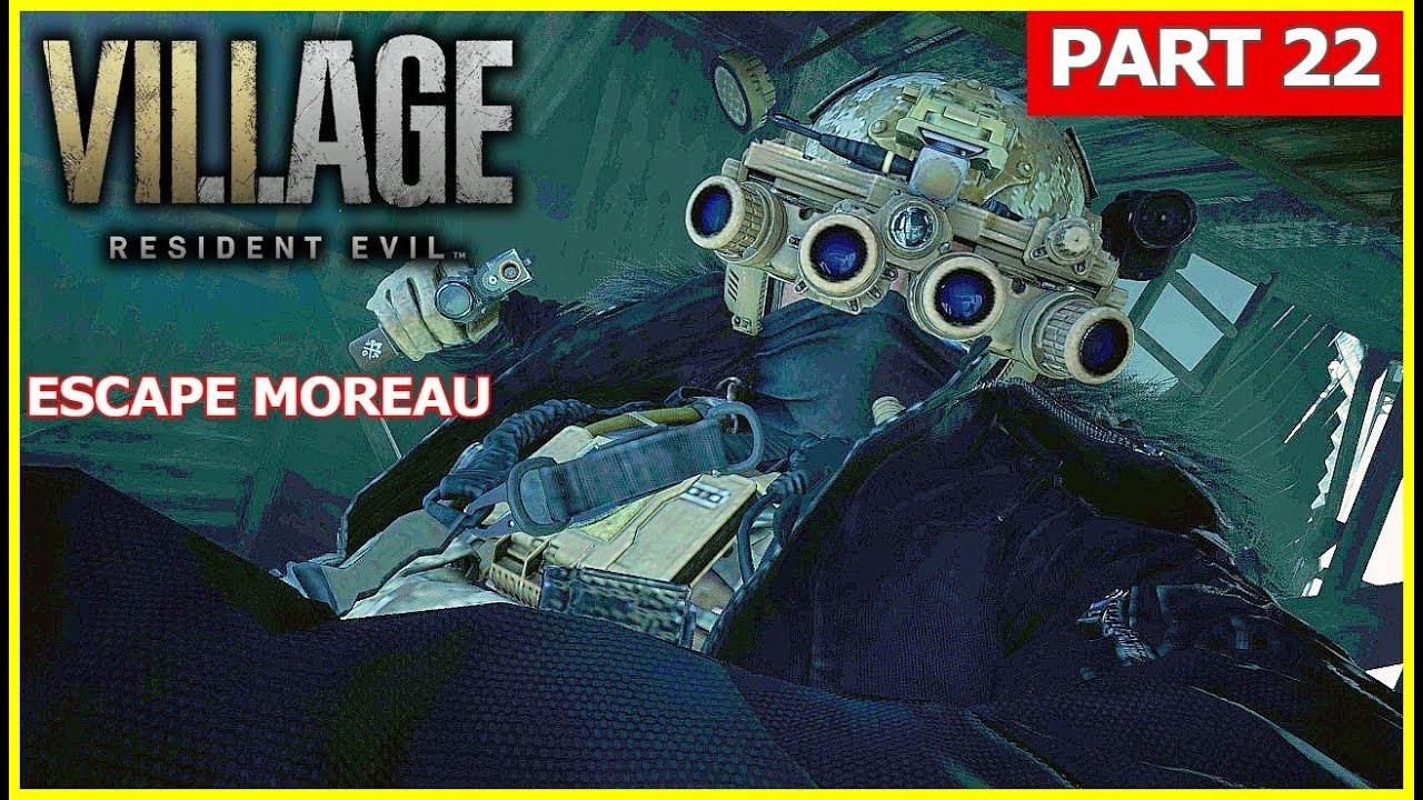 Resident Evil Village Walkthrough Gameplay Part 22 Escape Moreau