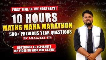 Longest Maths Marathon Class on YouTube |10 Hours| APSSB Previous Year Question #Maths #APSSB # ADRE
