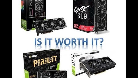 Current graphics cards in stock, mining potential and profits!
