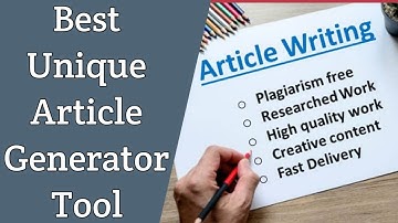 100% Free Unique Article Generator Tool || Instant Adsense Approval || Write Unlimited Articles😱