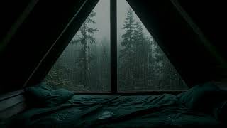 Raindrop Symphony and Gentle Thunder | Deep Sleep Rain, Study Music, and Forest Rainfall