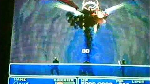 Final Fantasy 7 Hard Core Boss Battle Safer Sephiroth Part 1