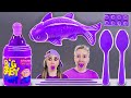 Purple food challenge by HaHaHamsters