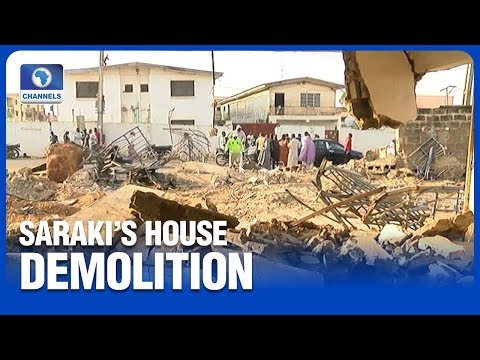 Kwara Government Demolishes Saraki’s Family Property In Ilorin