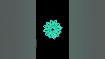 Beautiful flower in python | Turtle graphics | #python #coding #shorts #shortvideo #ytshorts