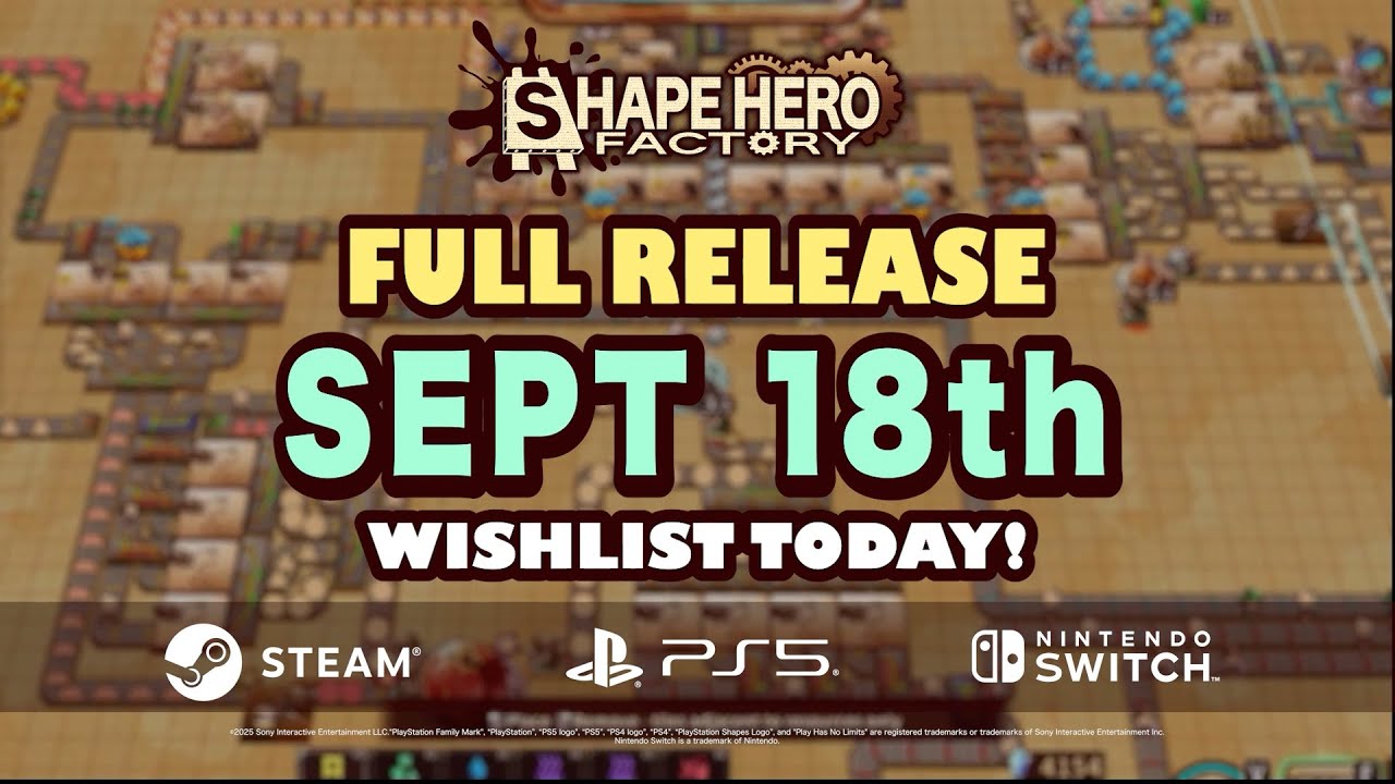 La version 1.0 de ShapeHero Factory se date au 18 septembre