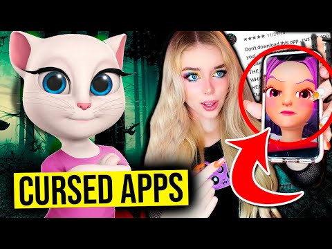 TESTING CURSED APPS That YOU Should NEVER DOWNLOAD...(*SCARY HAUNTED APPS*)