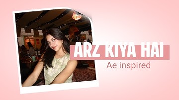 Arz kiya hai 🌷 | Ae inspired xml preset