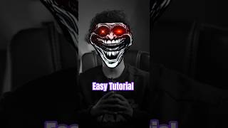 Viral Skull Face Edit 😍 Capcut Troll Face Tutorial #capcut #shorts