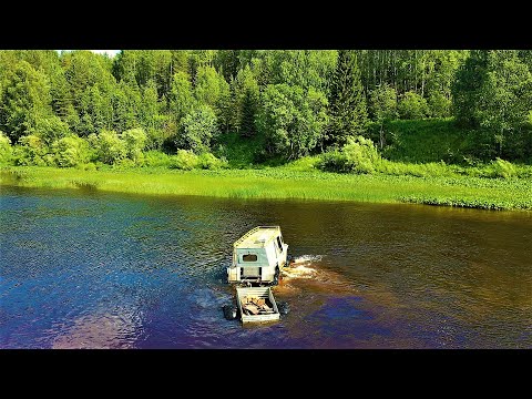 ПАРОВОЗ! СКВОЗЬ БОЛЬ И СЛЁЗЫ! +40 ЖЕСТОКИЕ УСЛОВИЯ / ТАЙГА, БОЛОТА / С ПРИЦЕПОМ, МЕТАЛЛОМ ЧЕРЕЗ РЕКУ