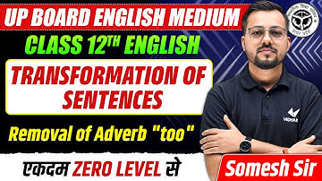 Transformation | Transformation of Sentences Ekdum Basic se | Class 12 English | UP Board