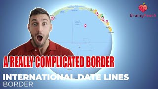 International Date Line - World's Complex Borders -  look at the pinned comment #shorts