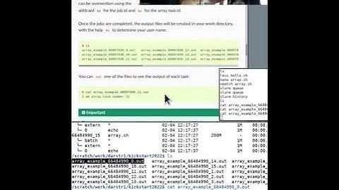 3.1 Array jobs - Getting started with scientific computing/HPC (winter 2022)
