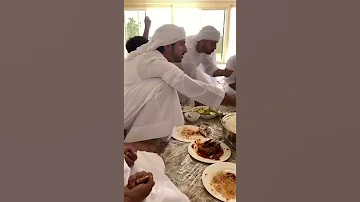 Sheikh Hamdan Having Food Royal Arabic Food Meat Uncle Saeed 