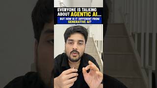 Generative AI vs Agentic AI in 30 Seconds 🤯 #cybersecurity #artificialintelligence #techeducation