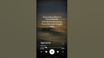 Thumbnail of Flowers in hand, waiting for me💞Angles like you💞Miley Cyrus💞Whatsapp Status💞Bluemoon Creations💞