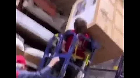 Daily Safety Fails🤯 Employee Crushed By Heavy Box at Lowes ##safetyfails #workfails #badday