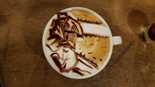 【LATTEART】DENJI(CHAINSAWMAN)／デンジ(チェンソーマン)【ラテアート】@george_10g