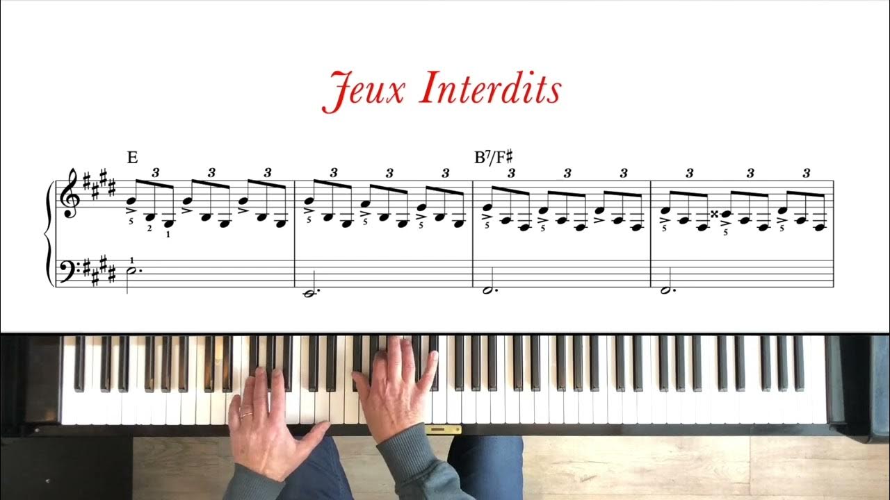Piano Solo Partition Jeux Interdits Piano Pdf Jeux Interdits. Piano tutorial + sheet music. In loving memory of John
