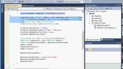 visual studio 2010 c# export grid view to pdf using itextsharp