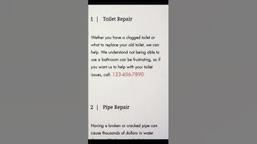 Plumbing Webpage Template 6 #digitalmarketing #plumbing