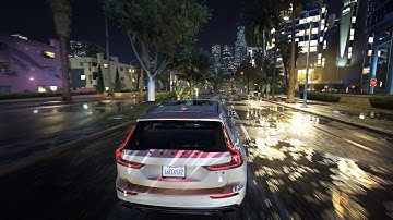 GTA V Max Graphics Mod 4K in Night - Natural Vision Evolved Graphics On Nvidia RTX 3080 ti OC