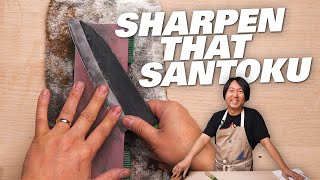 Santoku Sharpening Secrets  Make Your Knife LASER SHARP