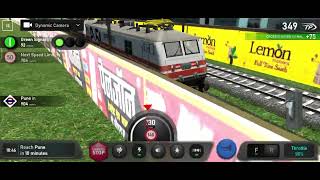 Indian Railway Train Simulator Android gameplay With Dual WAP P5 Flat 190+ kmph | indian railways screenshot 5