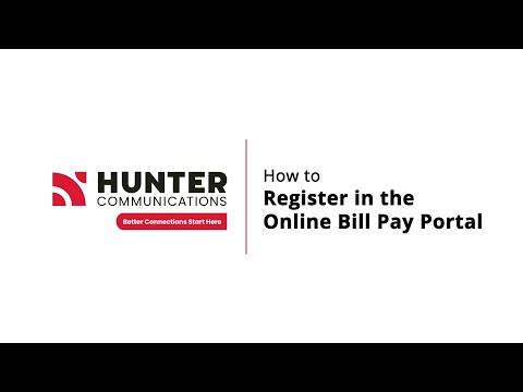 How to register in the online Bill Pay Portal