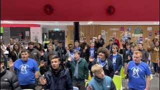 Barnsley Youth Choir (Senior Choir) Ukuthula - rehearsal footage (Trad.)