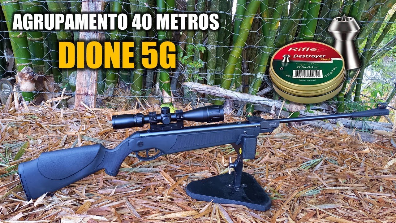 AGRUPAMENTO 40 METROS ROSSI DIONE 5G DESTROYER  !  45KG ELITE AIRGUNS