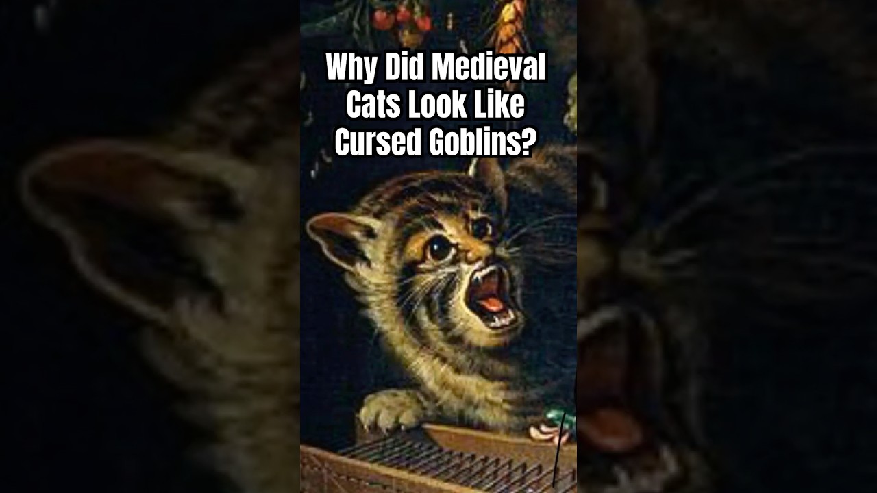 Ugly Medieval Cats: The Greatest Art Disaster in History, Cat Paintings, Funny Historical Cat Shorts