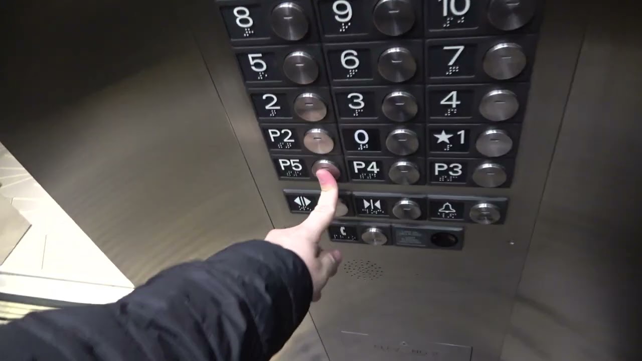 BEAUTIFUL 2017 Mitsubishi DiamondTrac MRL Traction Elevators at The Charter Hotel in Seattle, WA