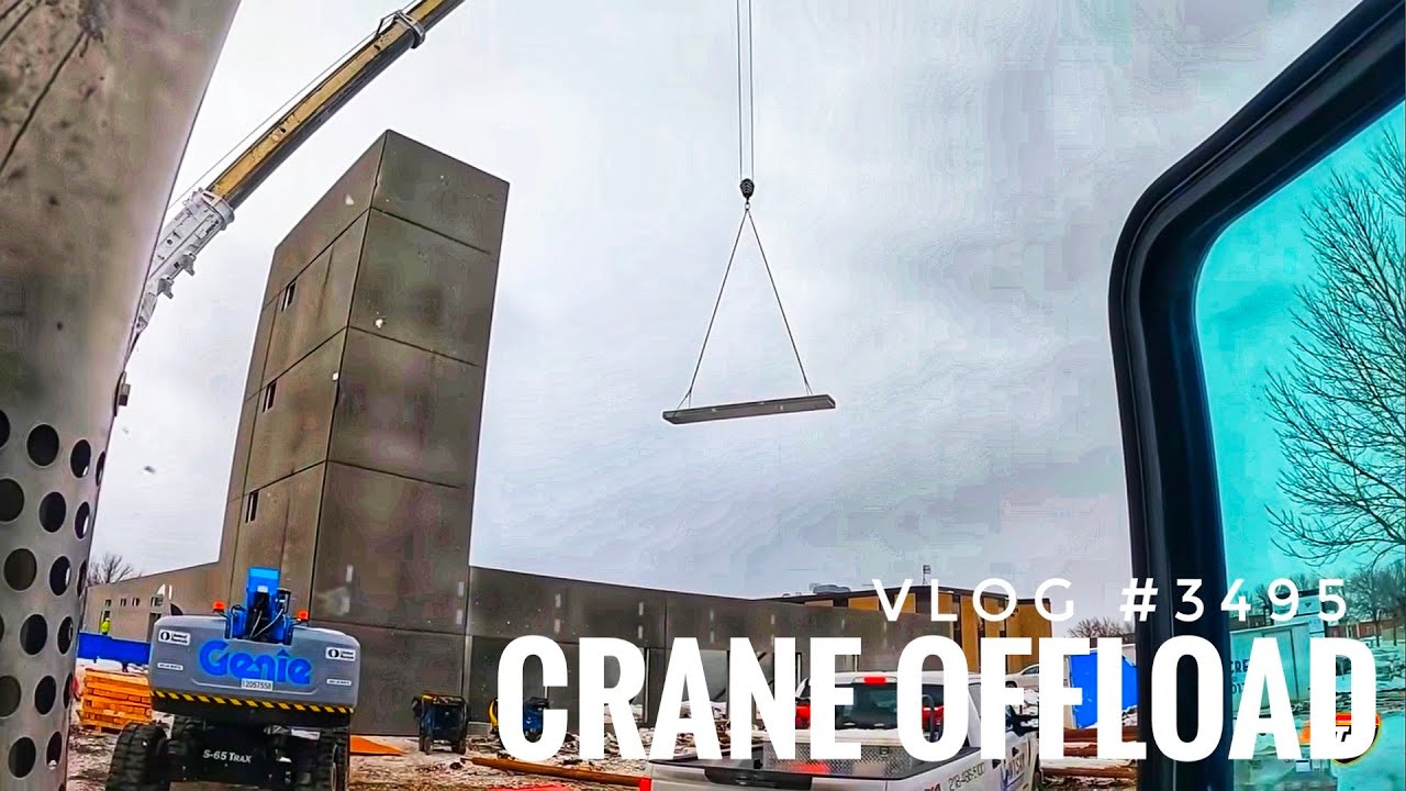 #3495 | CRANE OFFLOAD | My Trucking Life | 02/21-24/2026