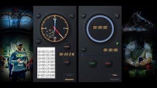 👉 Timer Chrono Stopwatch Application for android phone with best UI Design Tomodoro Timer for Study screenshot 3