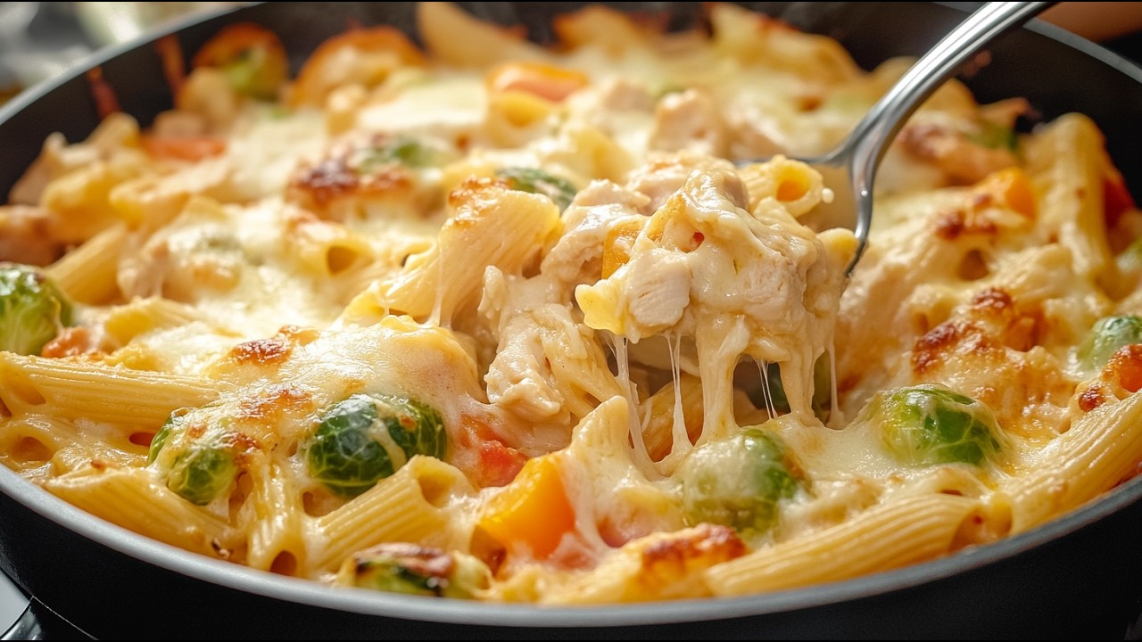 Самая вкусная паста с курицей, которую я когда-либо готовил❗️ Простой и очень сочный!