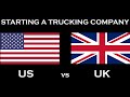 Starting a Trucking Company US v UK