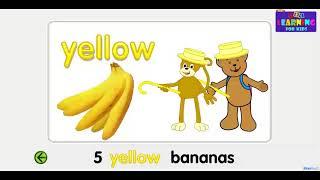 Learn Colors For Kids - Yellow - Learning English For Kids With Starfall
