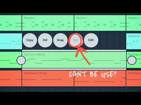 Tutorial #11 : How To Use Cut Feature in FL STUDIO MOBILE - YouTube