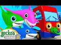 Baby Truck Vs Baby Shark | Gecko 2D | Learning Videos for Kids