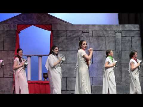 Princess (Abbie), Gladius, and the Muses perform, ...